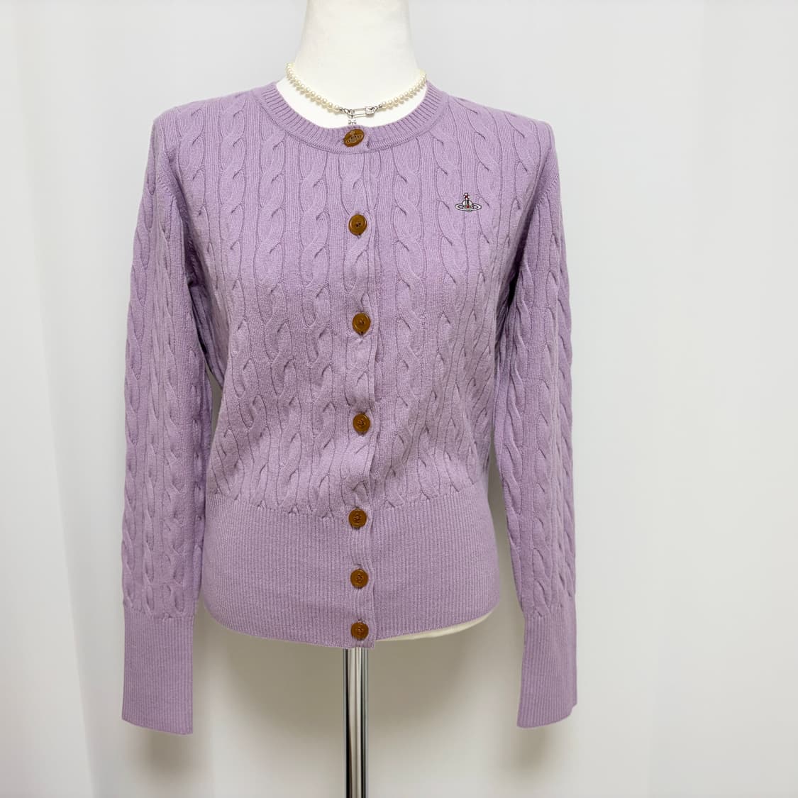 비비안웨스트우드 레드라벨 울렌 케이블 가디건 상품이미지7