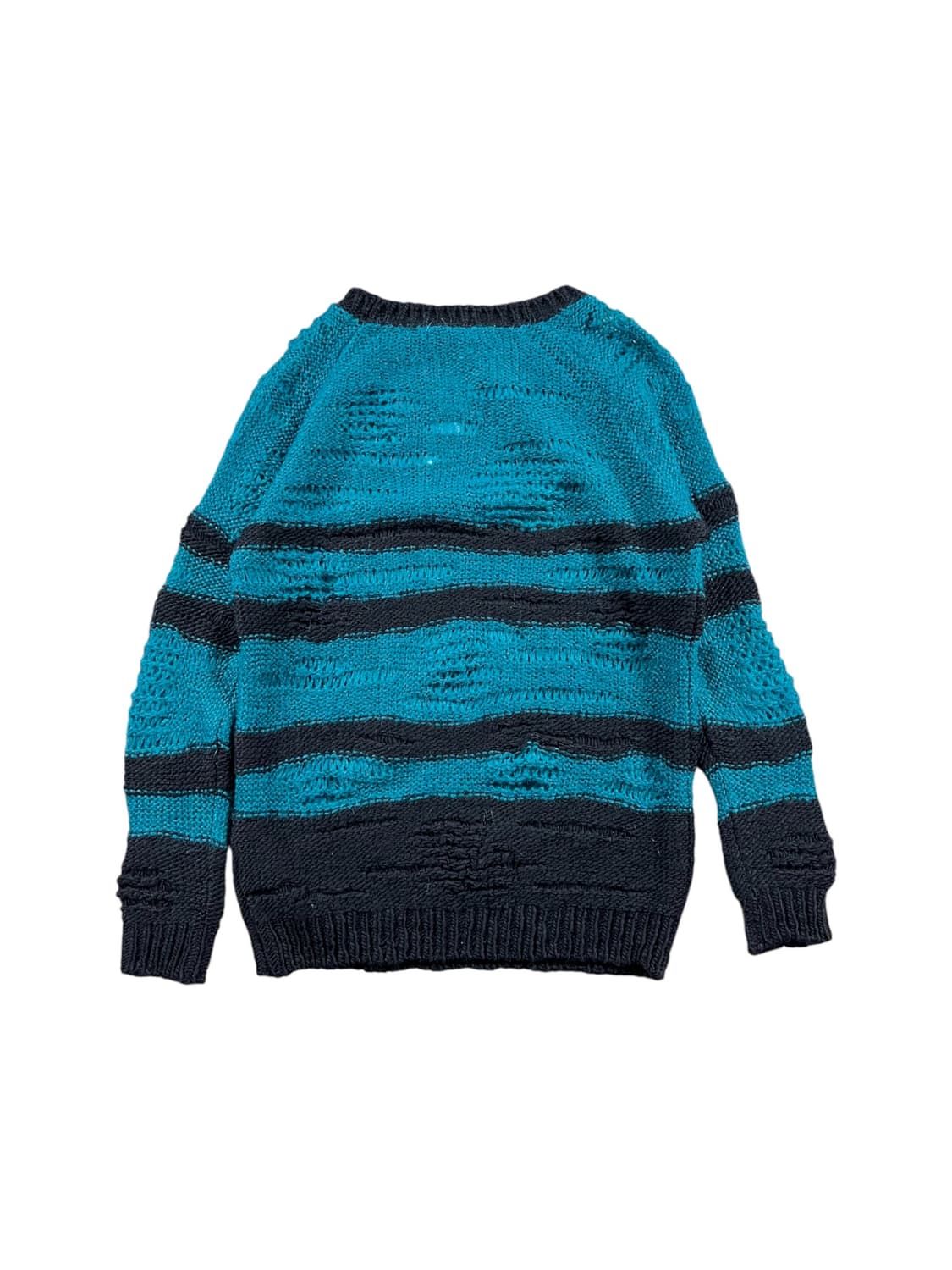 BENETTON 데미지 디테일 스트라이프 니트  상품이미지3