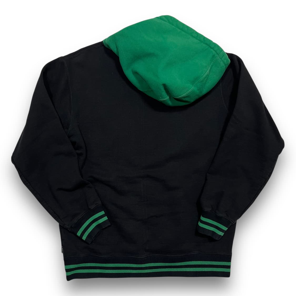 슈프림 뉴욕 클래식 로고 그린 헤비 코튼 후디 상품이미지4