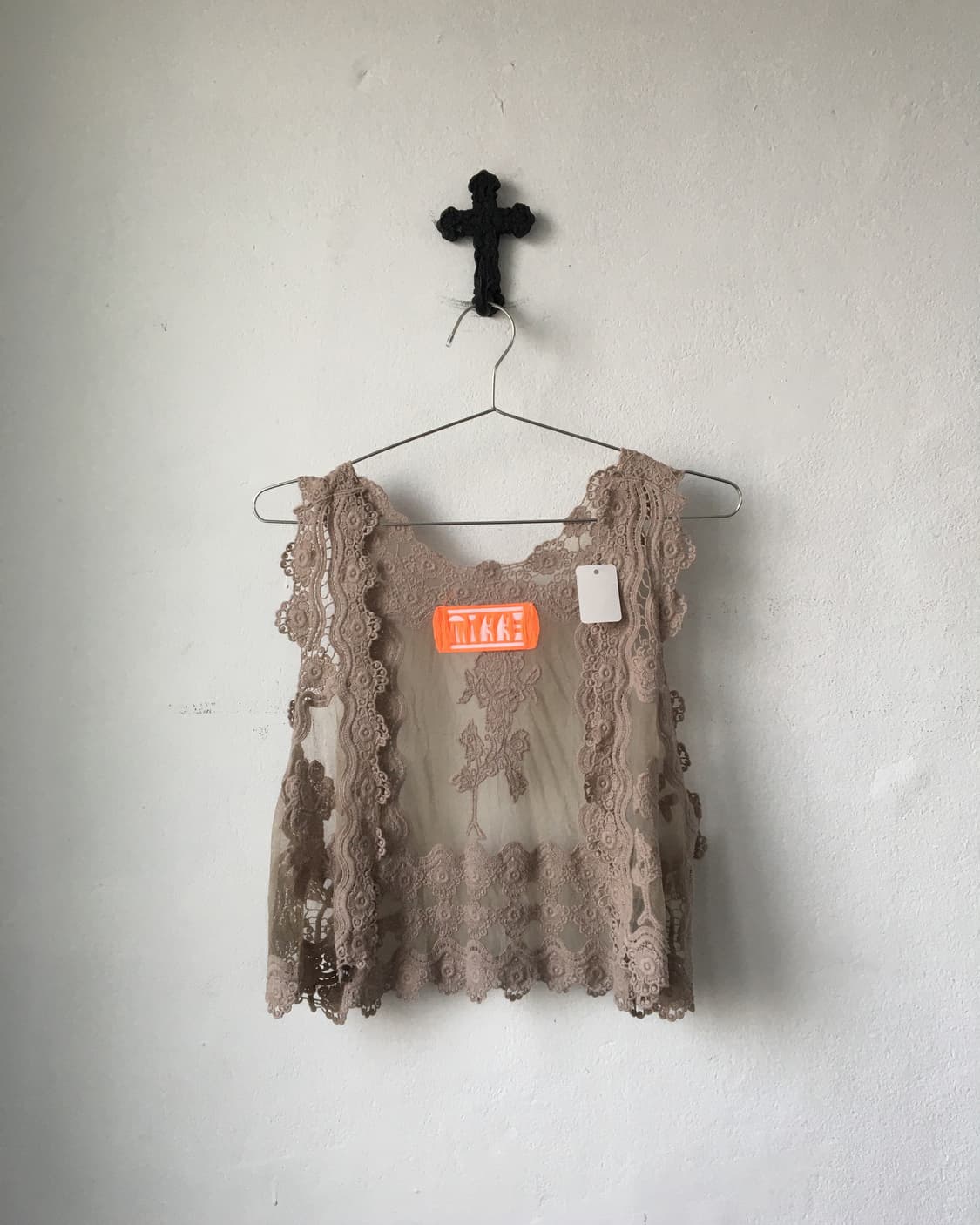 Crochet point open vest 상품이미지2