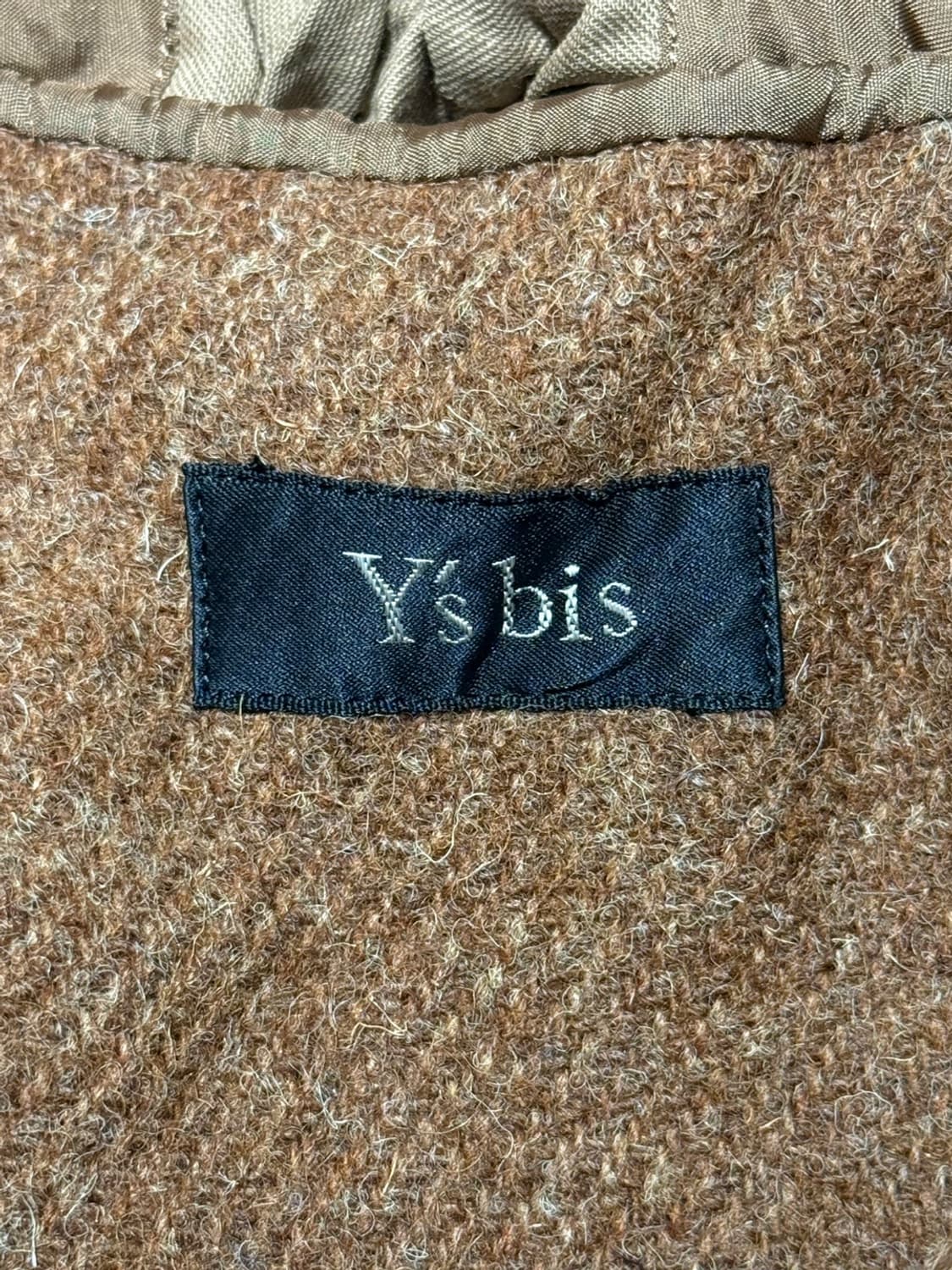 와이즈 비스 브라운 싱글 울 롱 코트 상품이미지7