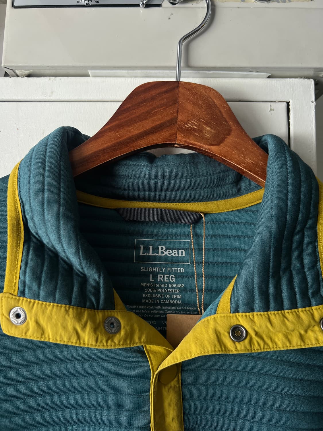[L]L.L Bean USA 엘엘빈 플리츠 스냅 풀오버 셔츠 상품이미지4