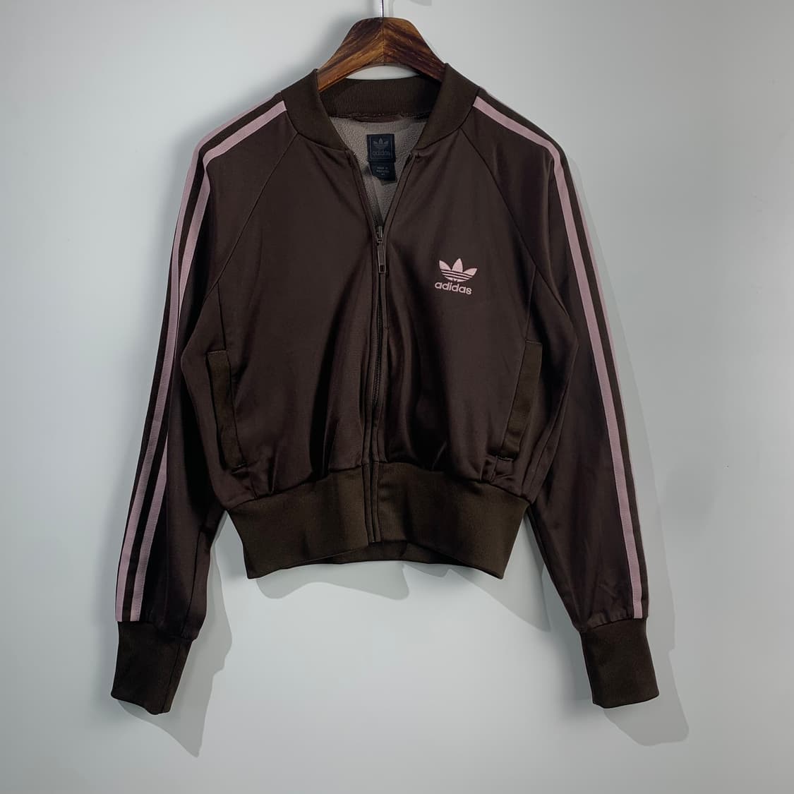 아디다스 파이어버드 브라운핑크 크롭 져지 상품이미지2