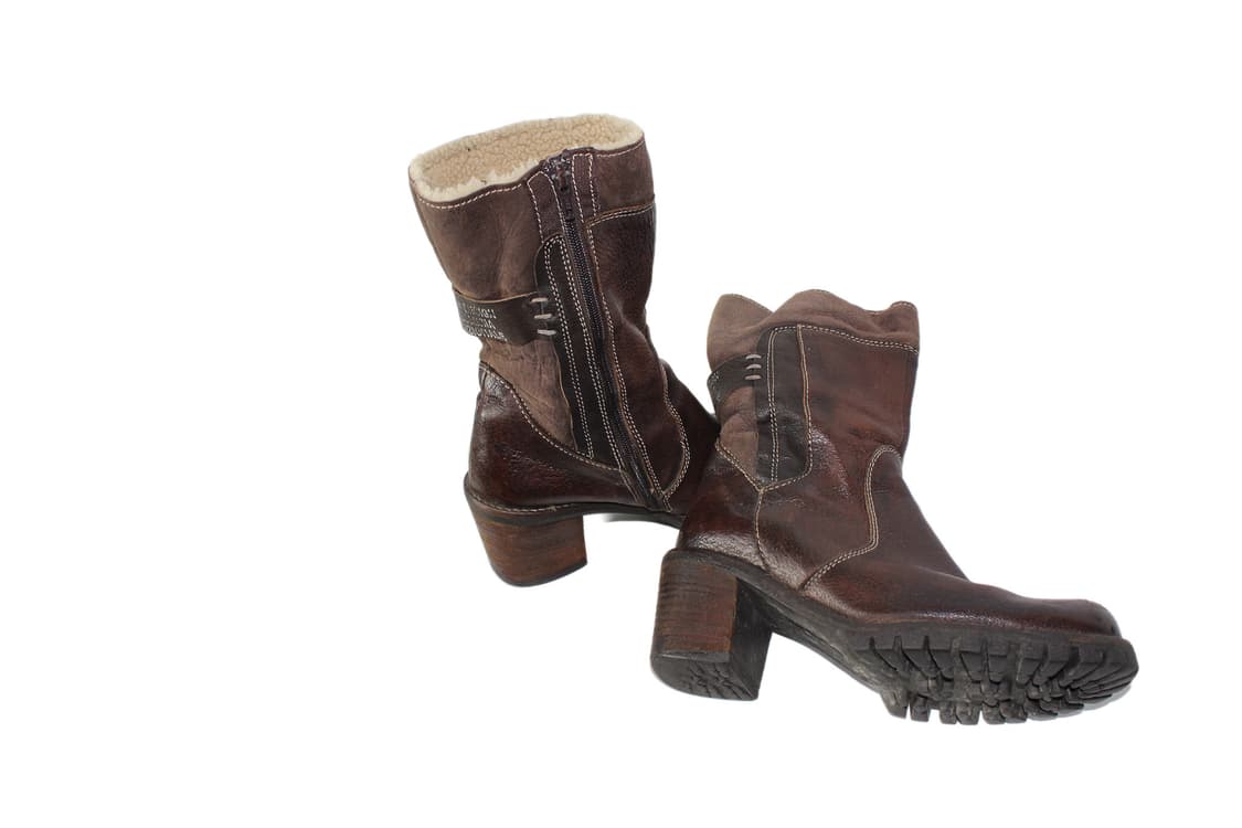 Manas Design 레더 시어링 부츠 상품이미지10