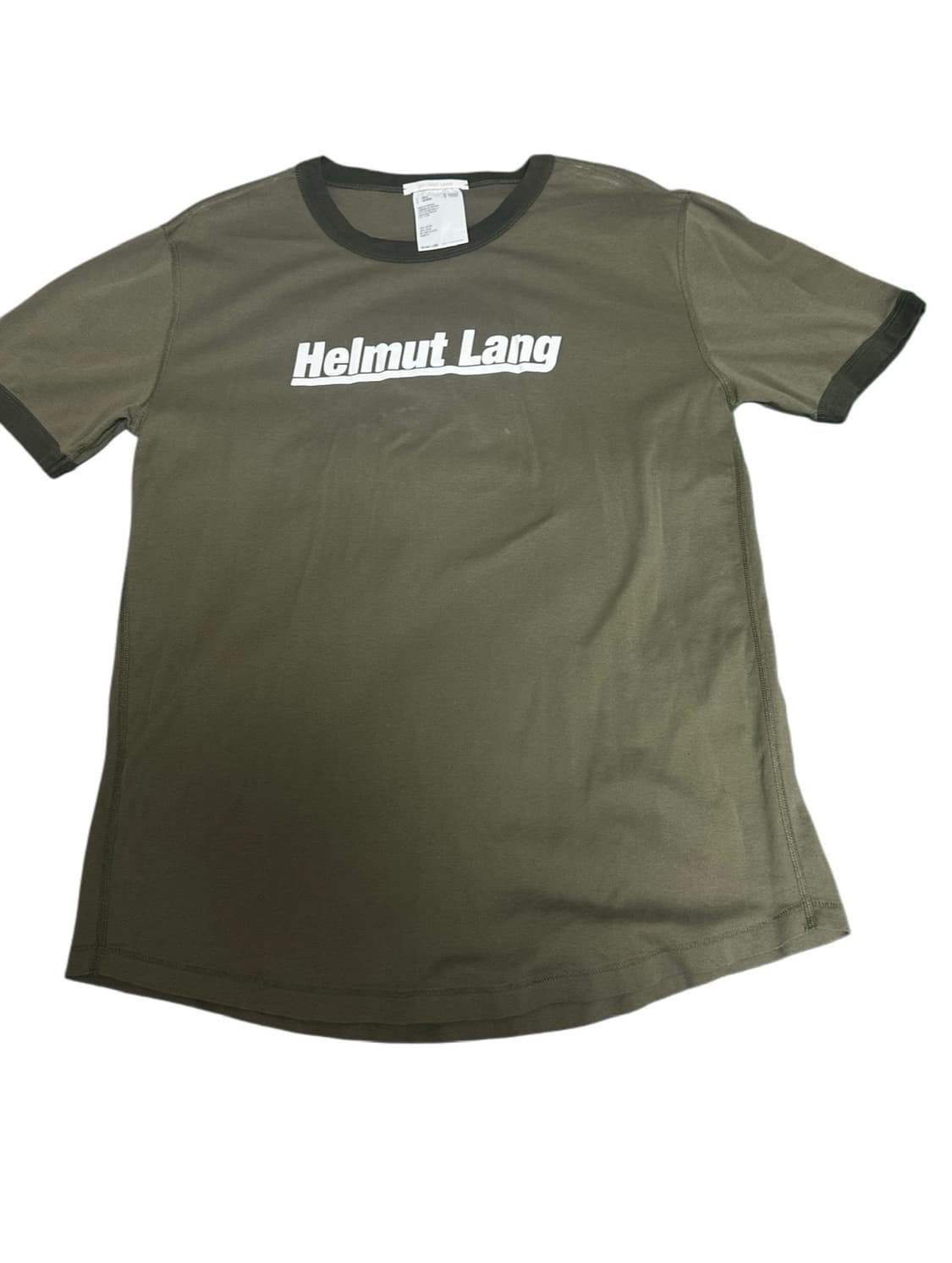 Helmut Lang 헬무트 랭 Naval Green Base 티셔츠 상품이미지1
