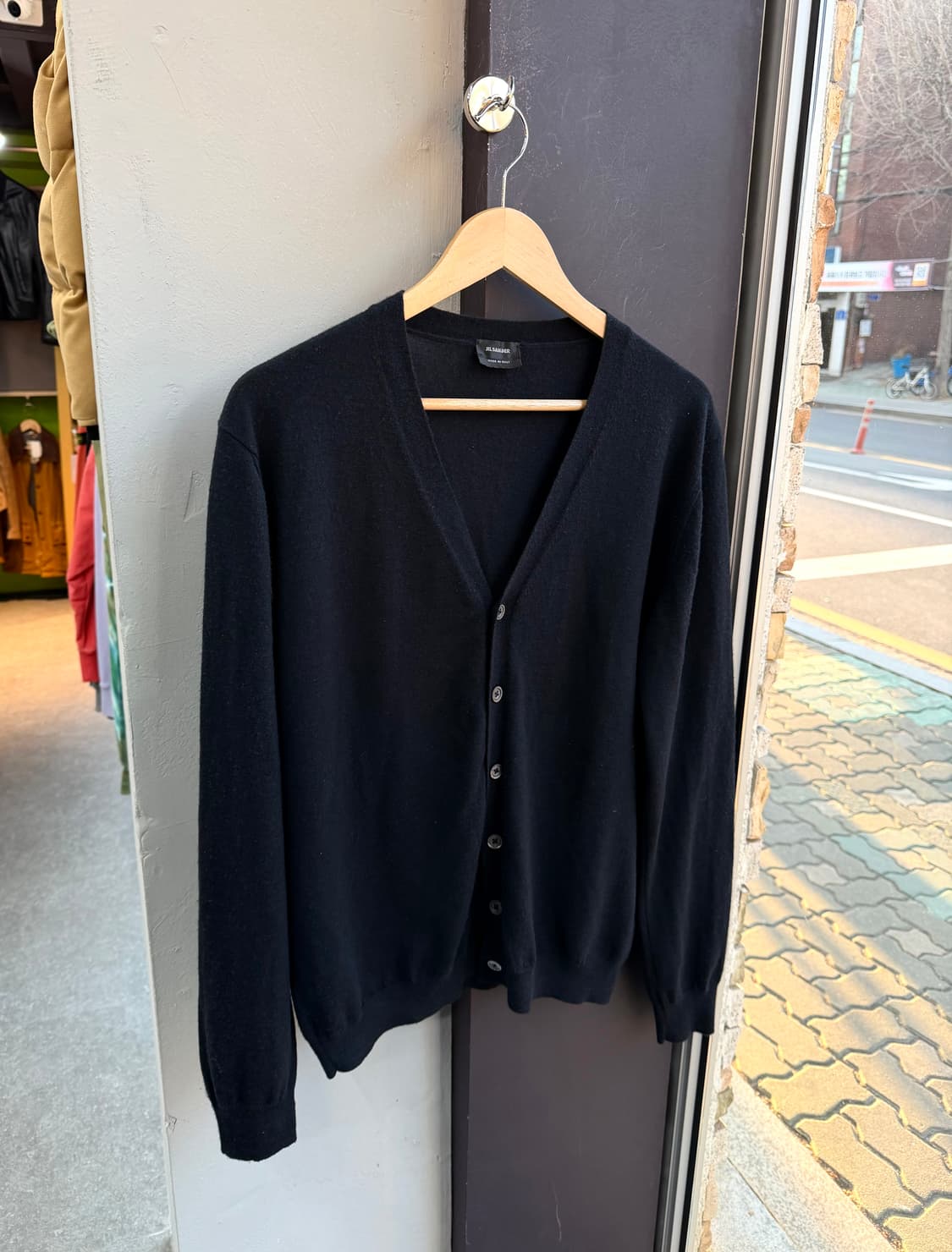 52/ 질샌더 by 라프 시몬스 캐시미어 가디건 상품이미지2