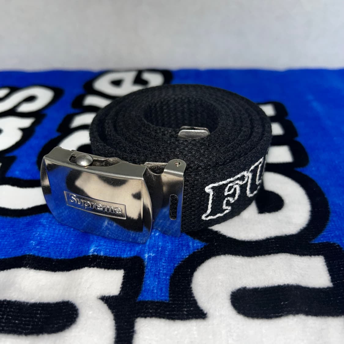 슈프림 x 히스테릭 글래머 Fuck You 벨트 블랙 L/XL 상품이미지2