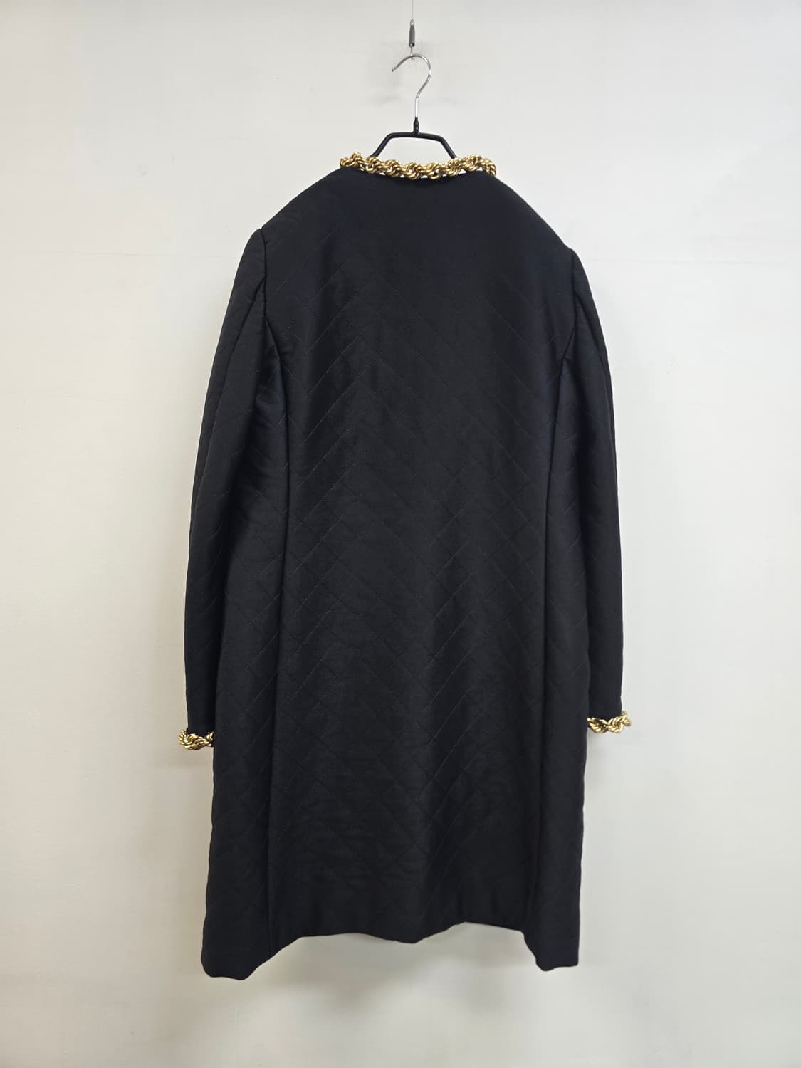 모스키노 꾸뛰르 매장판 골드체인 롱코트 상품이미지8