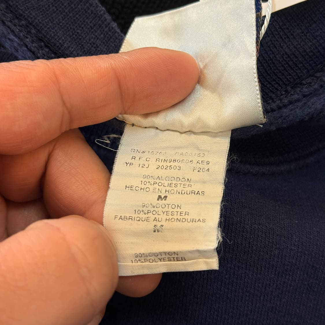 90 ~ 00S 헤인즈 다우너 사우스 사커스웻셔츠 맨투맨 M L 상품이미지6