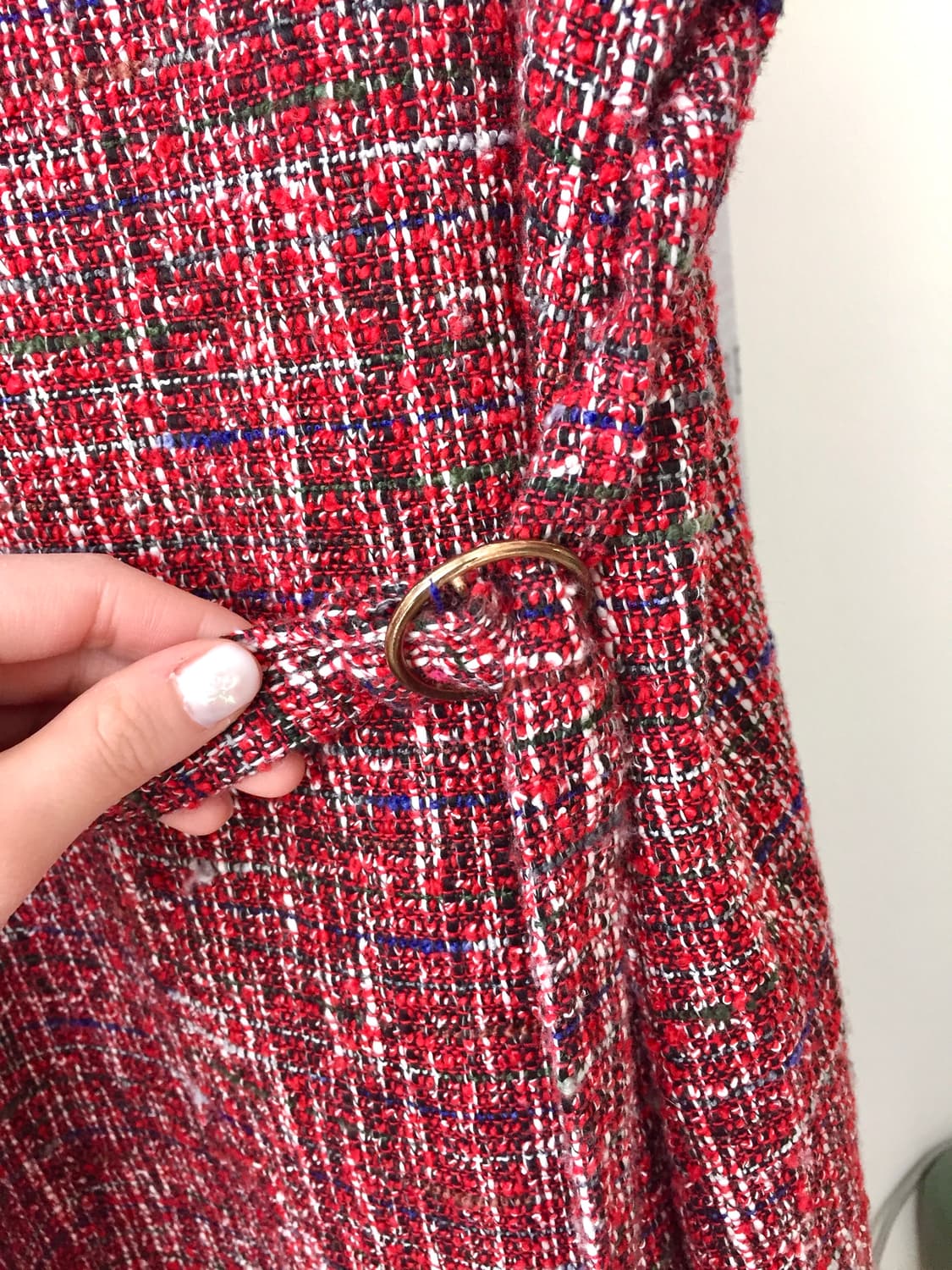 트위드 벨트원피스 상품이미지7