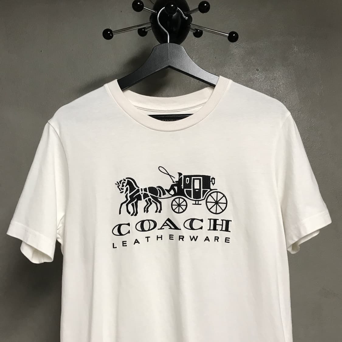 COACH 코치 화이트 반팔 티셔츠 M(W) 상품이미지2