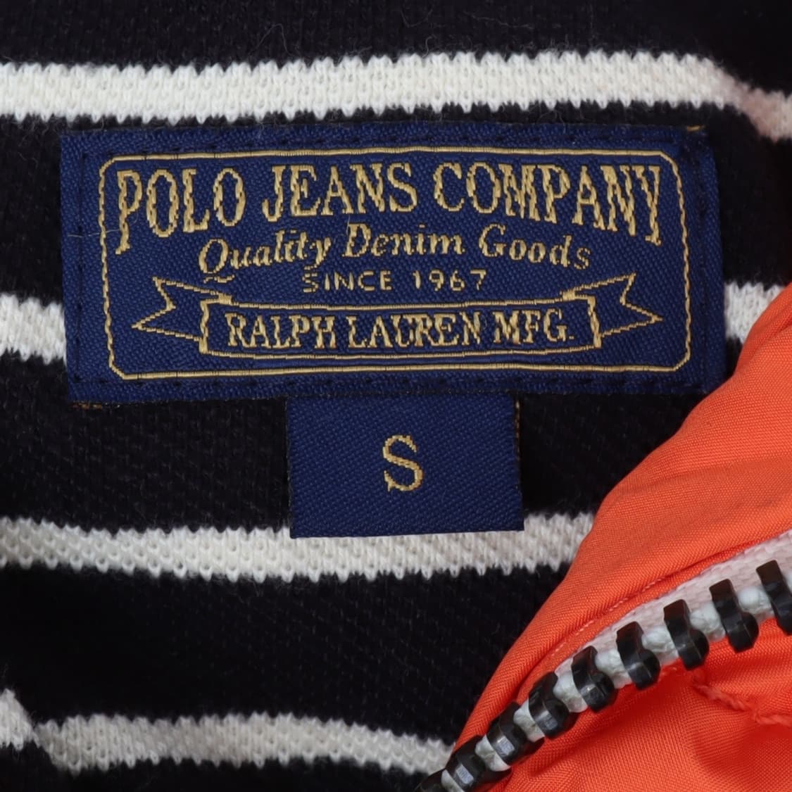 폴로진스 컴퍼니 오렌지 덕다운 블루종 패딩 상품이미지8