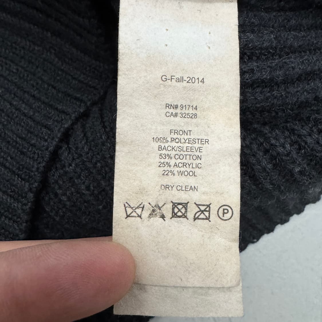 아르마니 익스체인지 스웨이드 니트 집업 블랙 상품이미지6