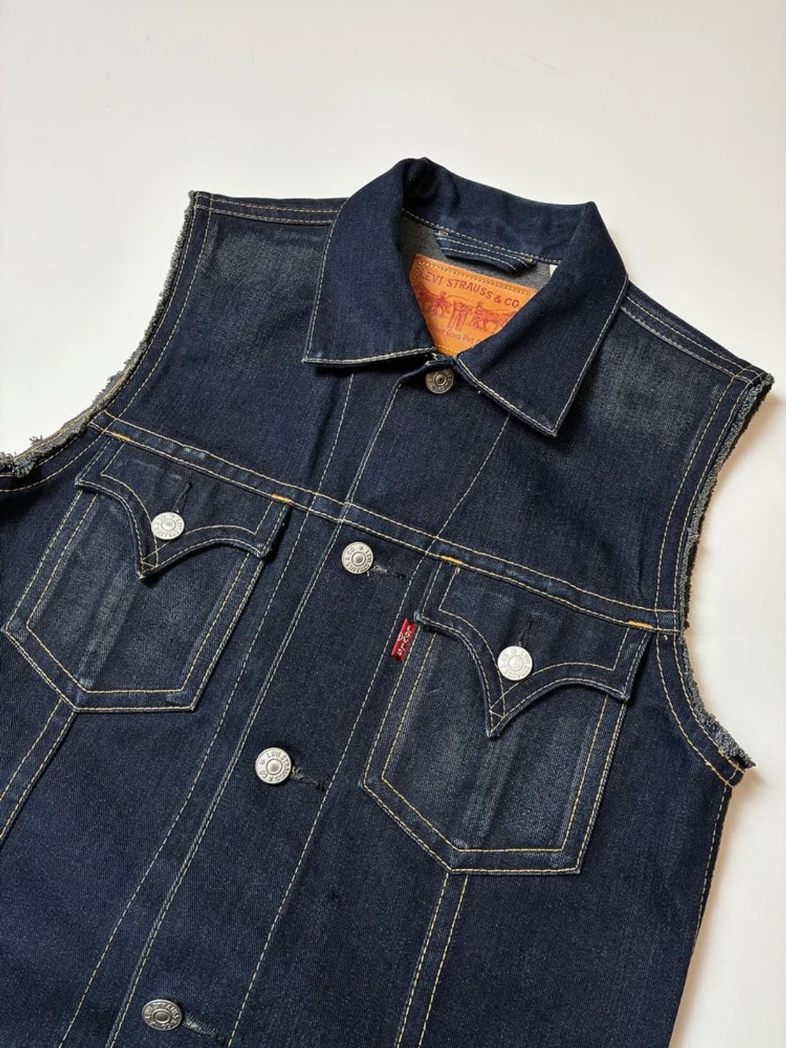 리바이스 00's 타입1 데님 베스트 PN8458 상품이미지3