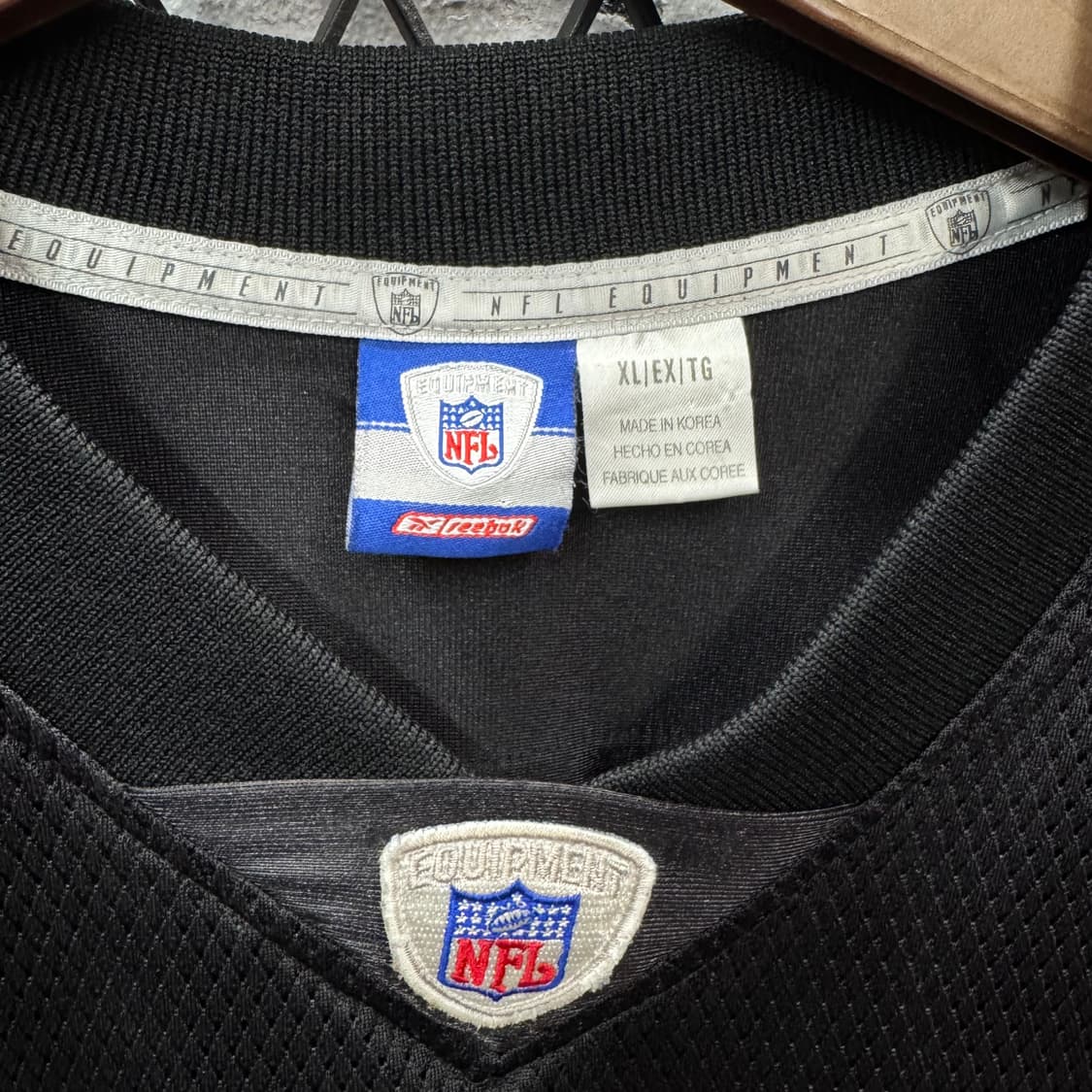 00s 리복 X NFL 온 필드 팰컨스 마이클 빅 저지 블랙 상품이미지10