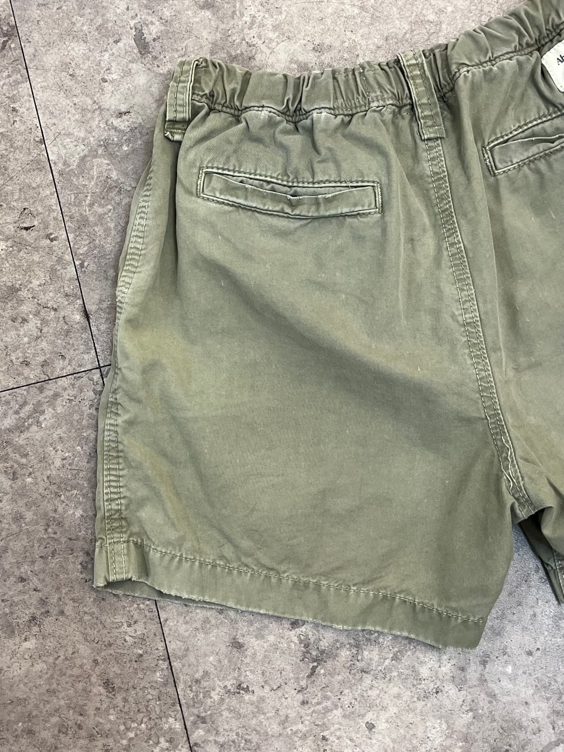 아베크롬비 밴딩 하프 팬츠 카키 XS #csz3510 상품이미지7