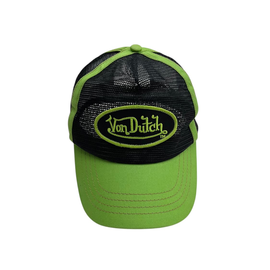 본더치 y2k 네온 블랙 메쉬캡 상품이미지4