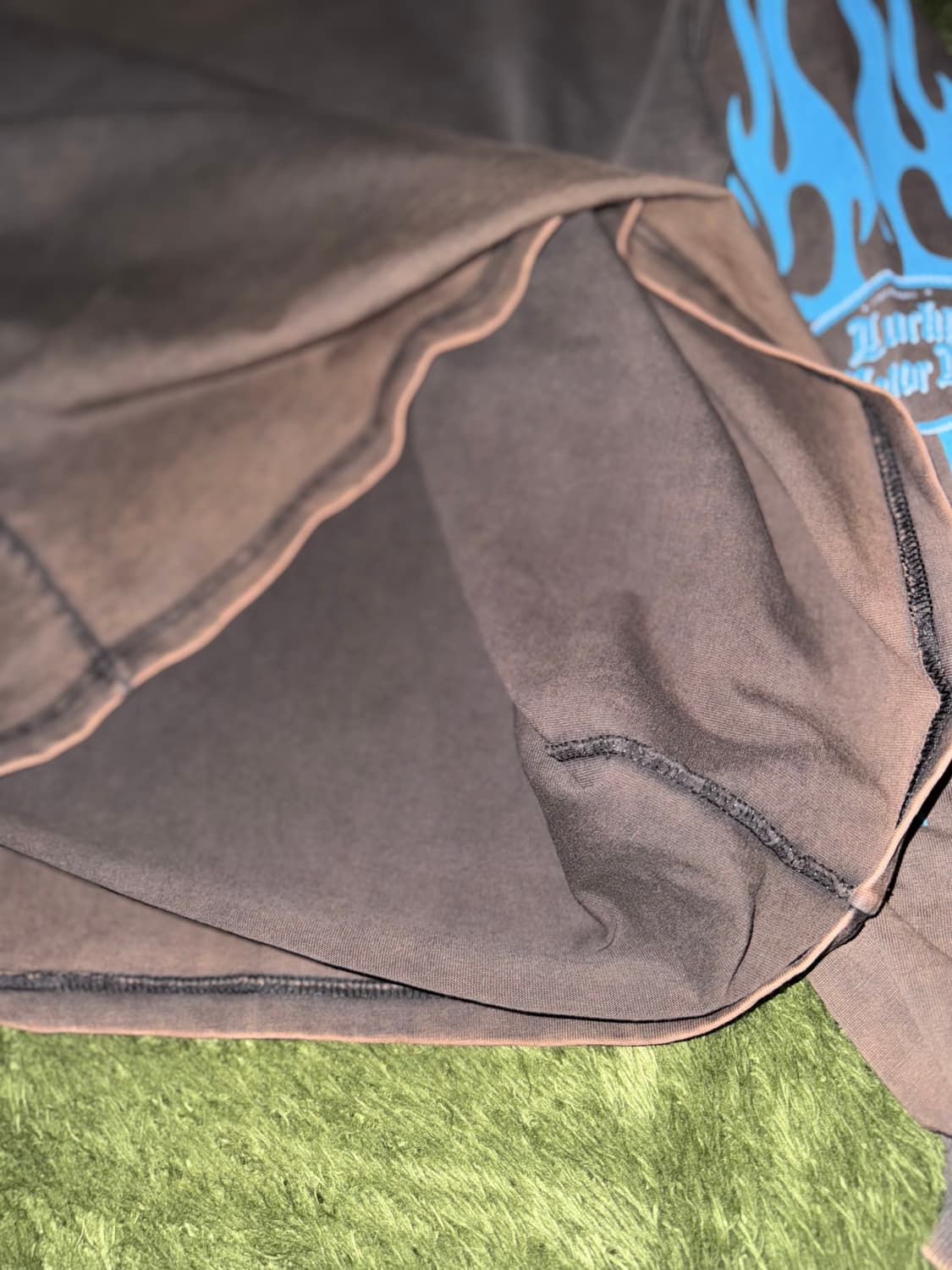 [M] 아웃스탠딩 플레임 그래픽 빈티지 워싱 롱슬리브 상품이미지6