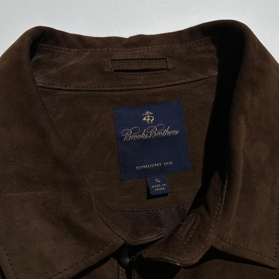 브룩스 브라더스 스웨이드 레더 셔츠 자켓 상품이미지3