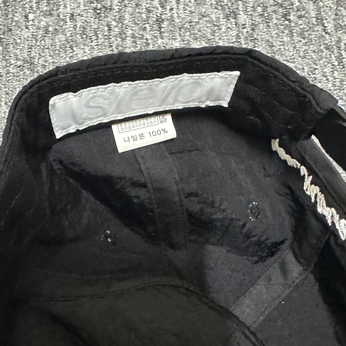 에스이오 seo 모자 볼캡 블랙 상품이미지3