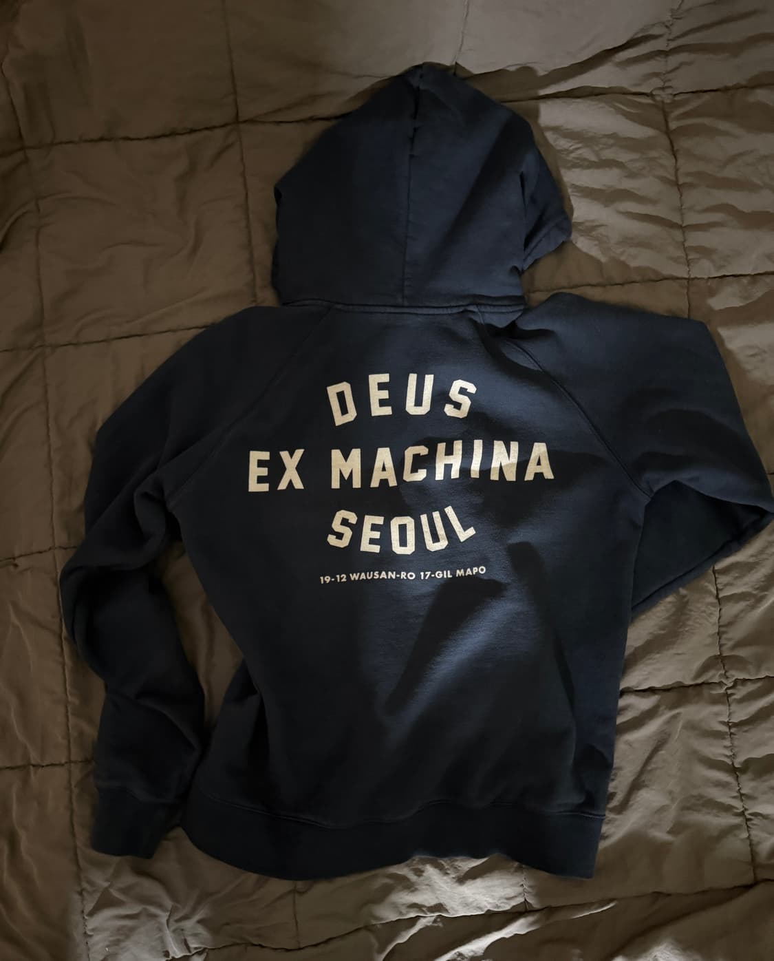 데우스 후드티 네이비 상품이미지2