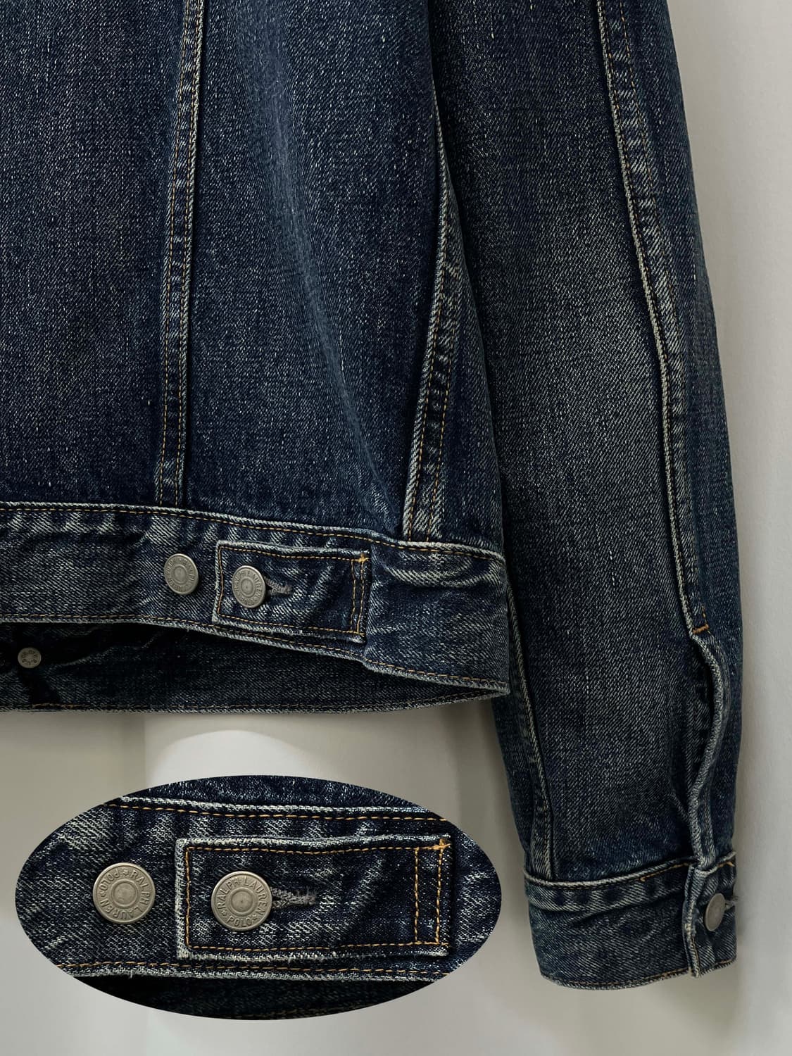 폴로 랄프로렌 페이드 워싱 데님 트러커 자켓 상품이미지8