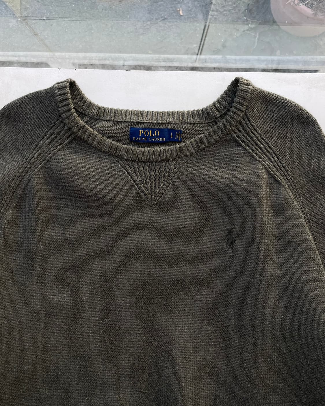 Polo RL Cotton Sweater L 폴로 코튼 니트 스웨터 상품이미지7