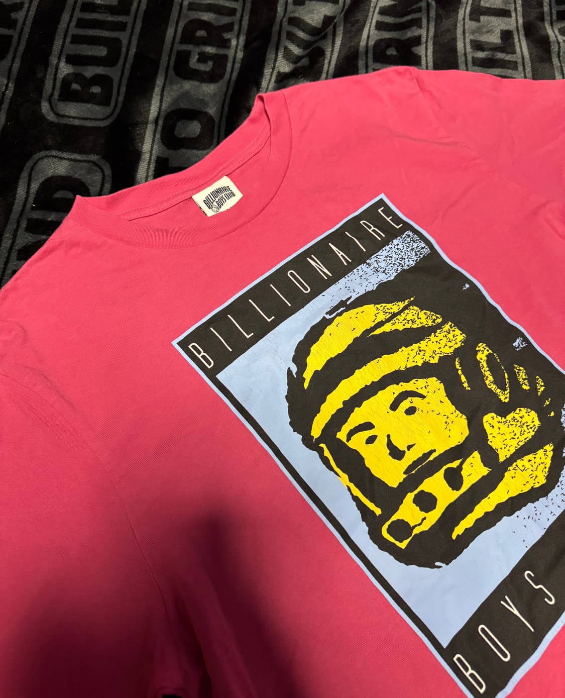 빌리어네어 보이스 클럽 아스트로넛츠 로고 티셔츠 핑크 상품이미지3