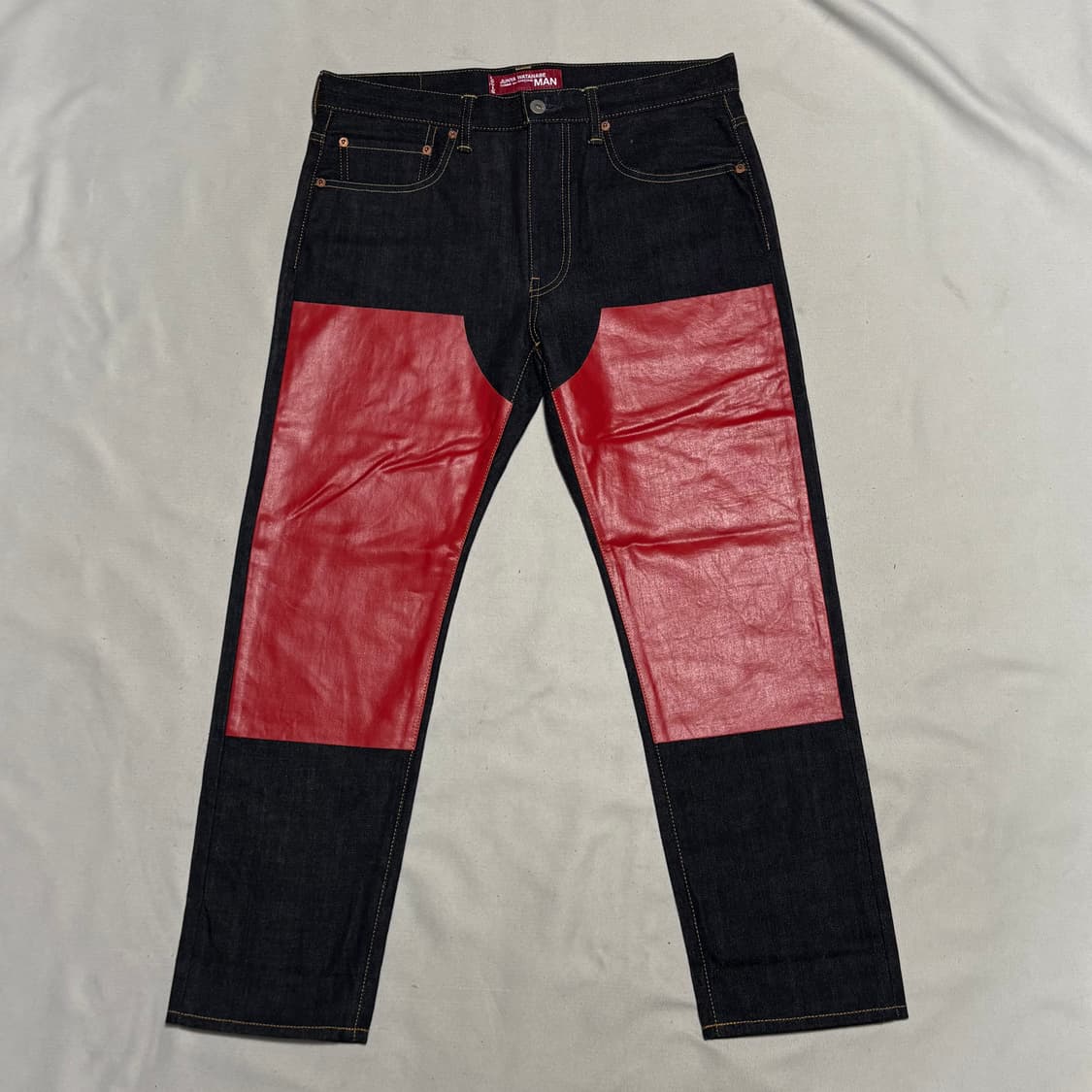 M 준야 와타나베 X 리바이스 가죽 패치 데넴 팬츠 상품이미지2