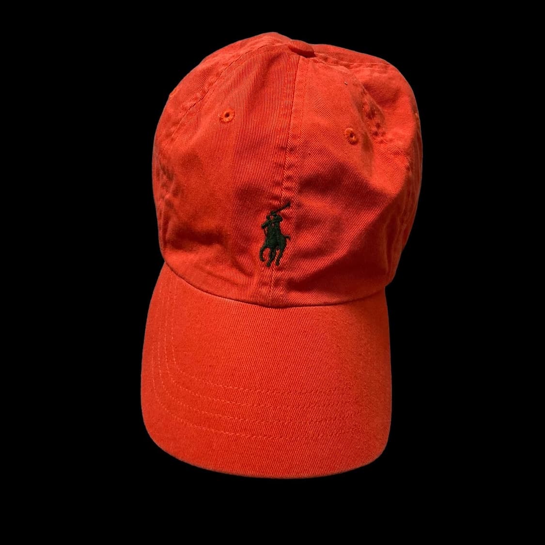 폴로랄프로렌 90's 두산택 오렌지 포니로고 볼캡 상품이미지2