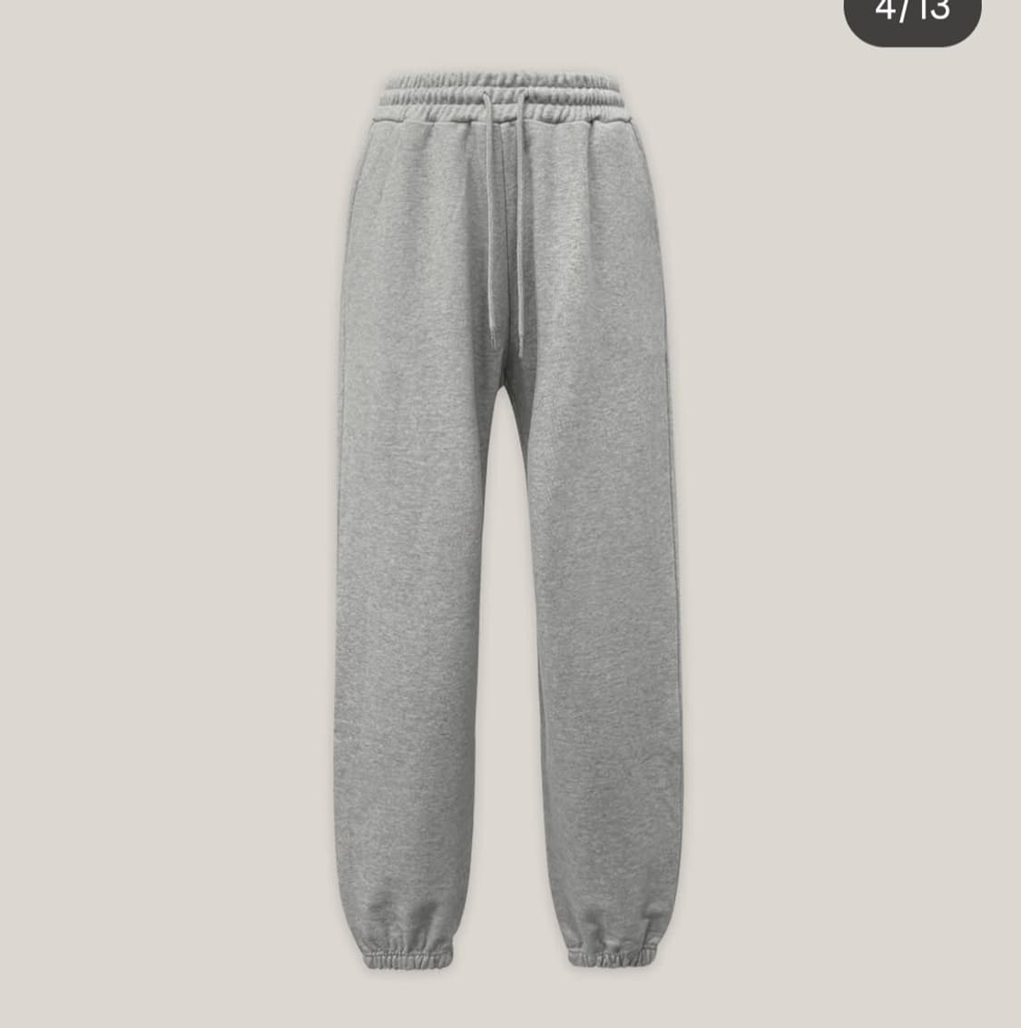 뮤제라 문 후드집업 조거팬츠 세트 그레이 상품이미지3