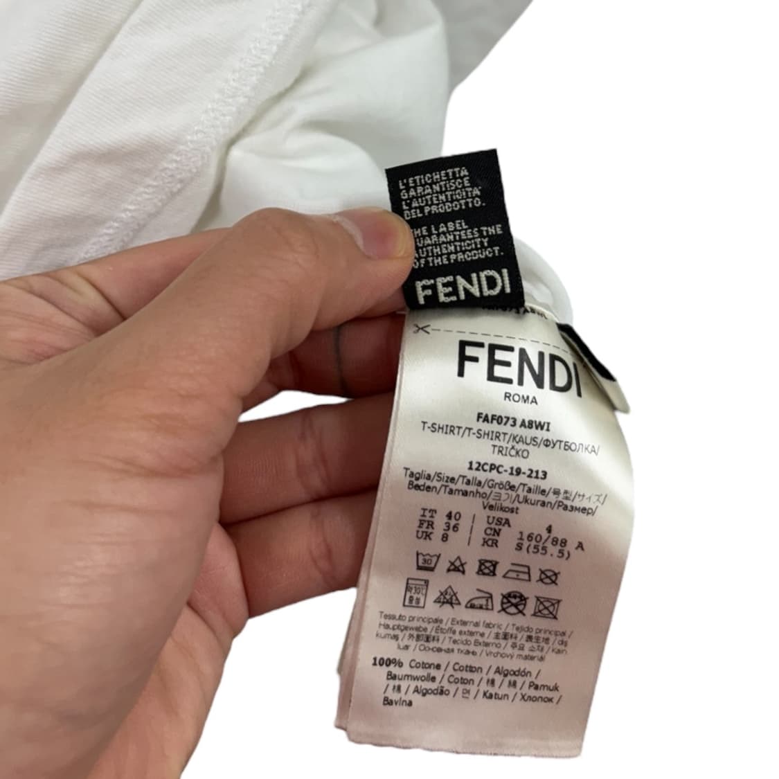 Fendi 펜디 로고 반팔티 상품이미지6