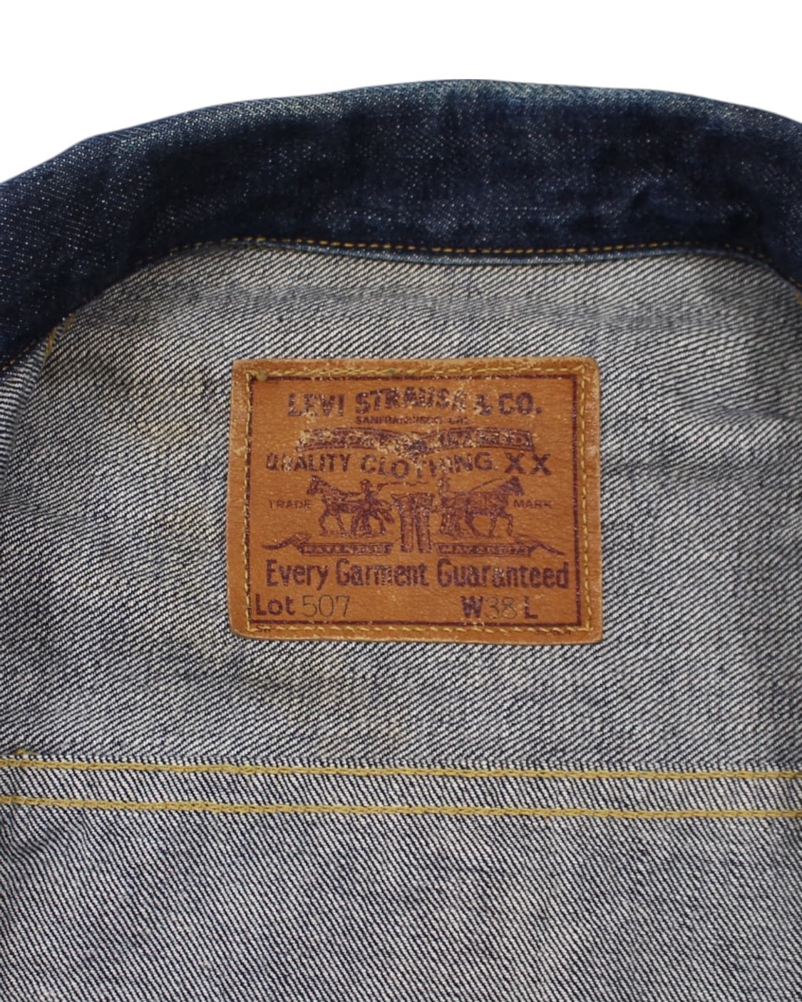 1998 LVC 71507XX 2세대 데님 자켓 빅E 셀비지 리바이스 상품이미지5