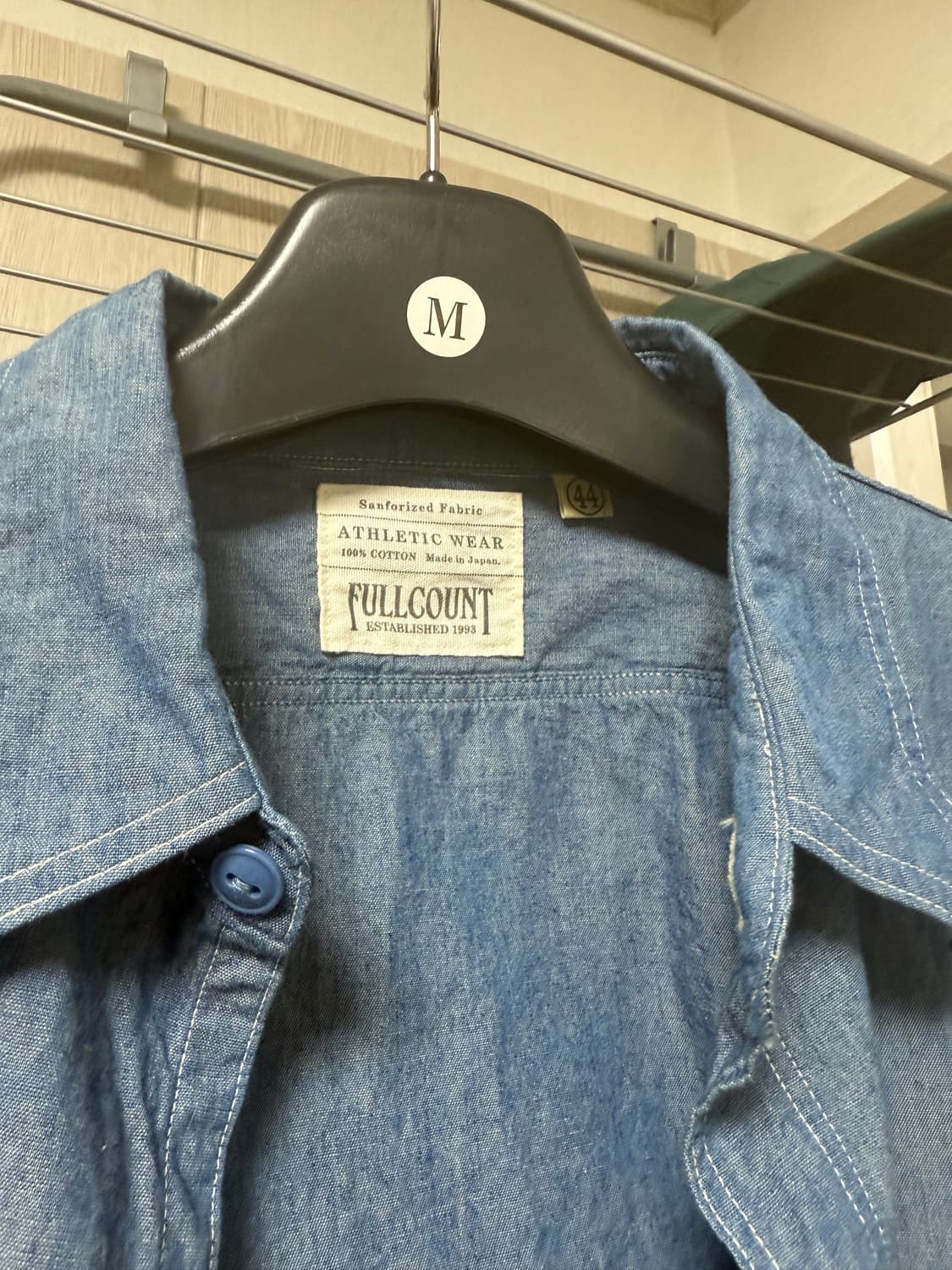 풀카운트 샴브레이 셔츠(4810) 44사이즈 상품이미지3