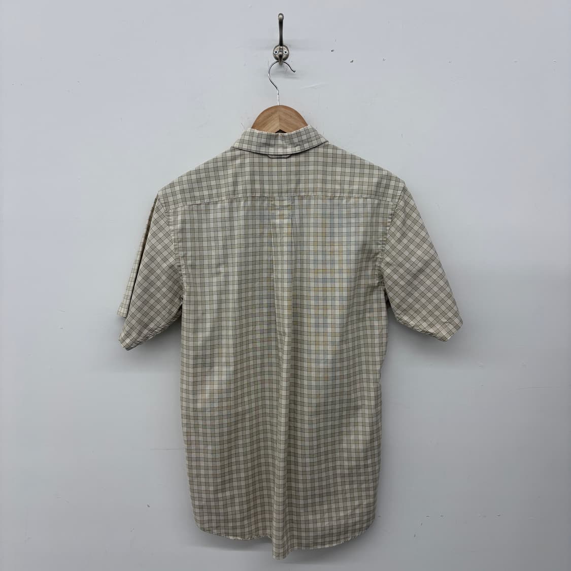 에디바우어 빈티지 체크 반팔 셔츠 남성S 상품이미지5