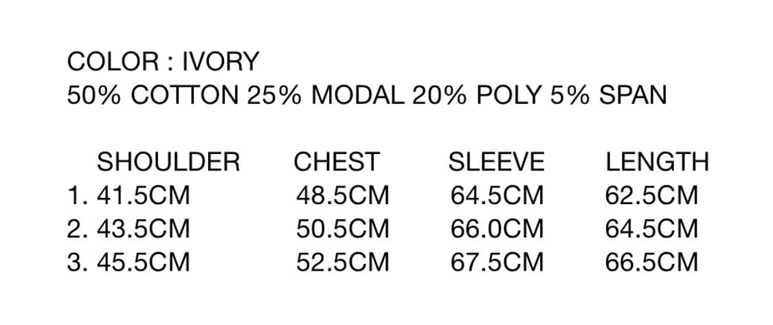 Xlim ep.2 01 JERSEY 져지 아이보리 상품이미지2