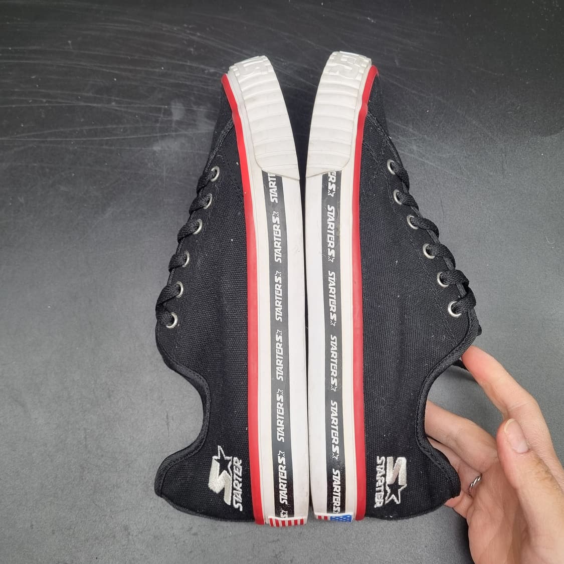 스타터 블랙 캔버스 스니커즈250 상품이미지5