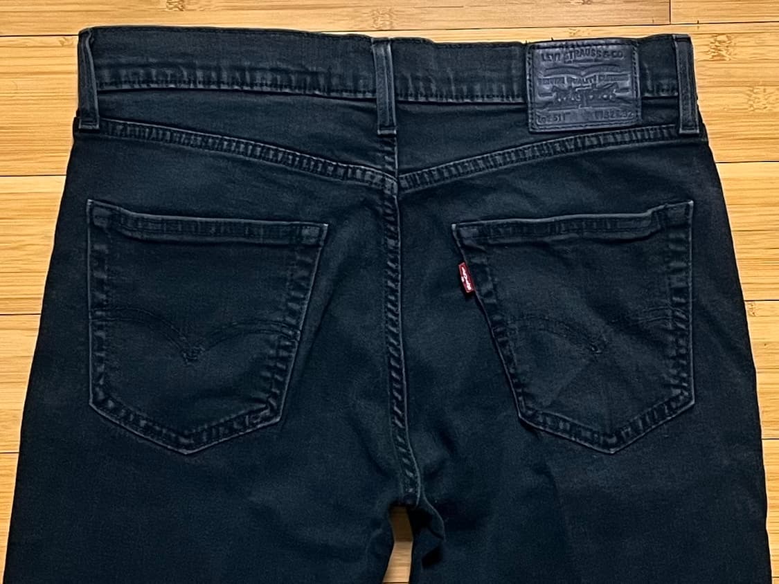 리바이스 511 빅E 블랙진 데님팬츠 W32 L32 상품이미지4