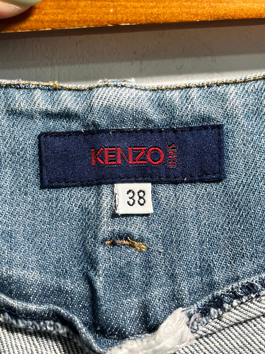 Kenzo 겐조 자수 데님 팬츠 M 상품이미지5