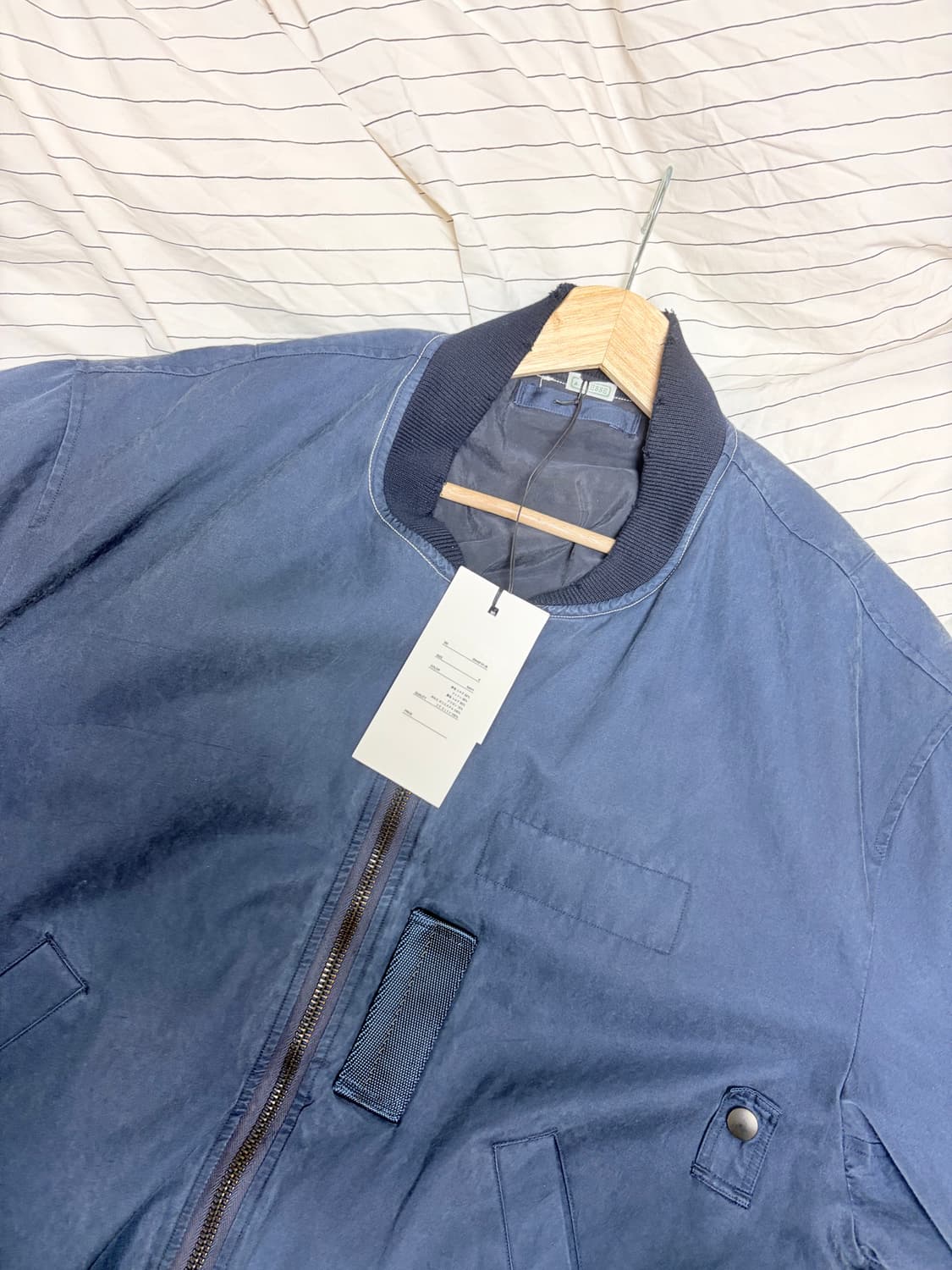 [4] 아프레쎄 빈티지 실크 플라이트 네이비 상품이미지2