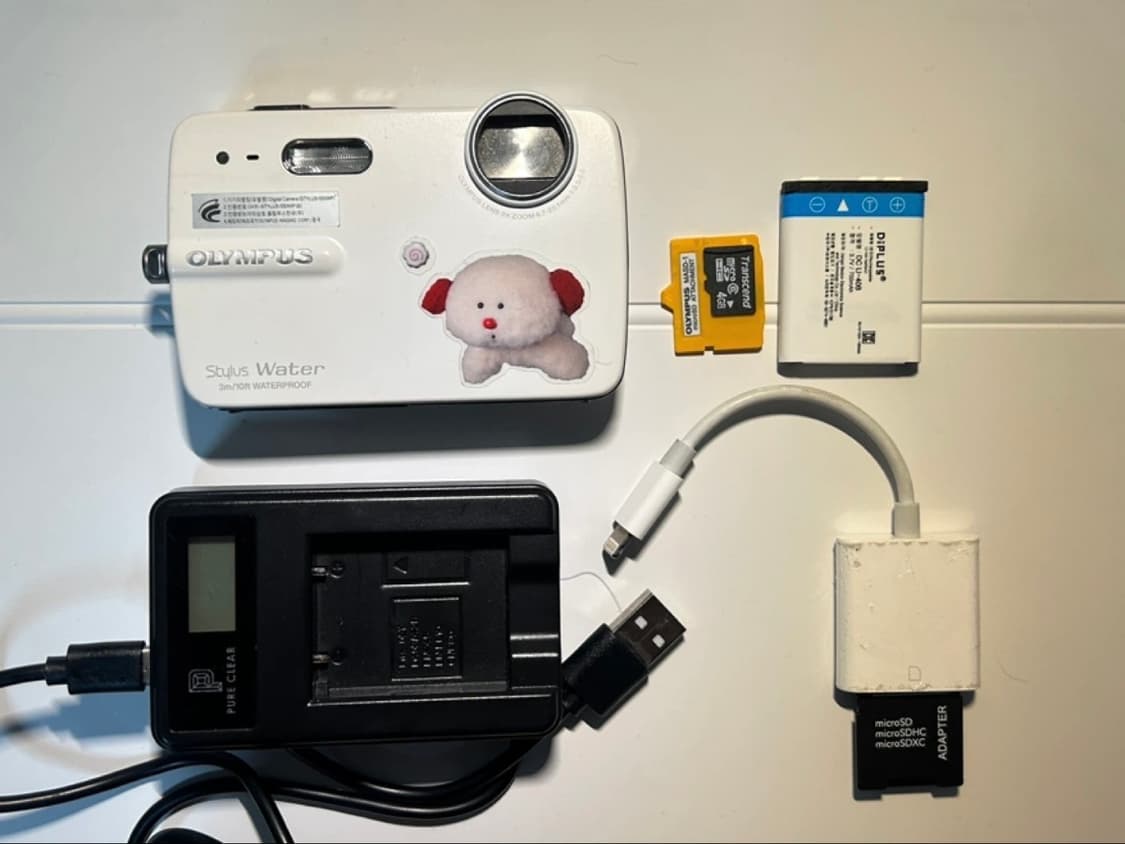 올림푸스 디카 Stylus Water 550WP 풀세트 상품이미지2