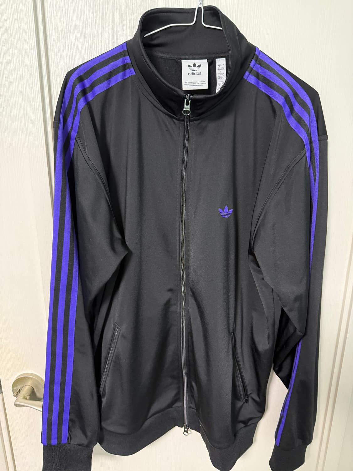 아디다스 져지 블랙 퍼플 S 사이즈 상품이미지1
