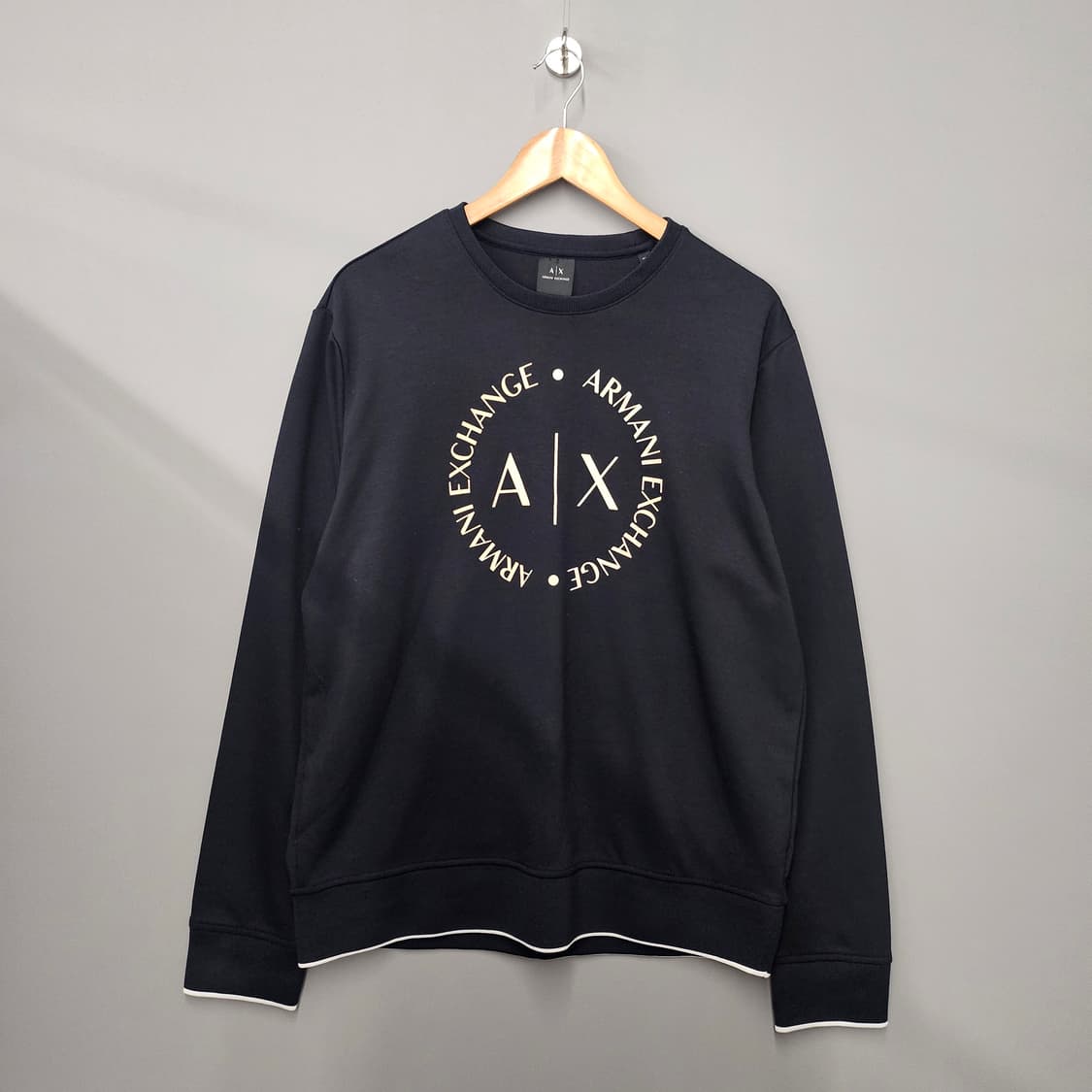 아르마니 익스체인지 맨투맨 네이비 상품이미지1