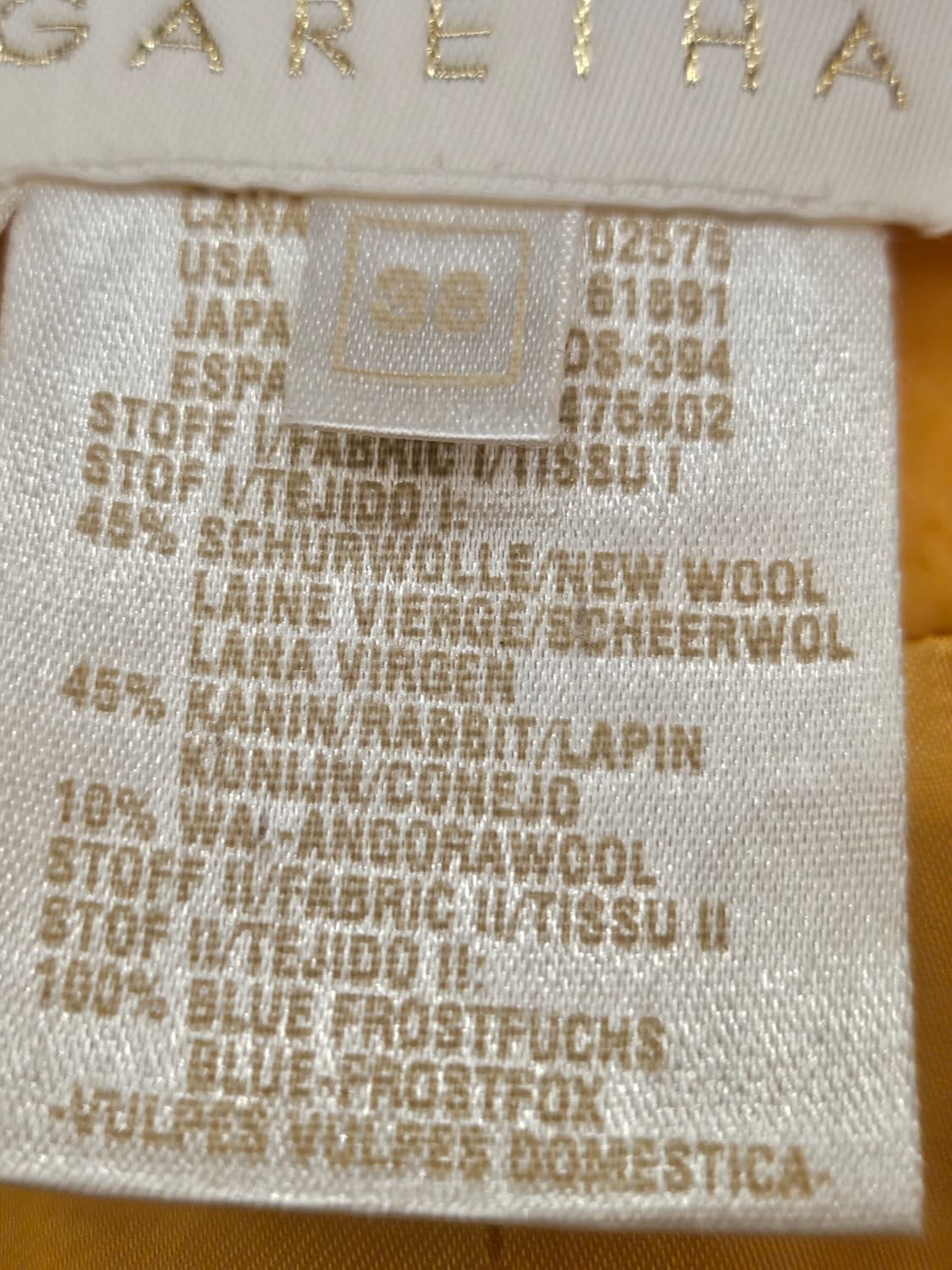 Escada 옐로우 울코트 상품이미지8