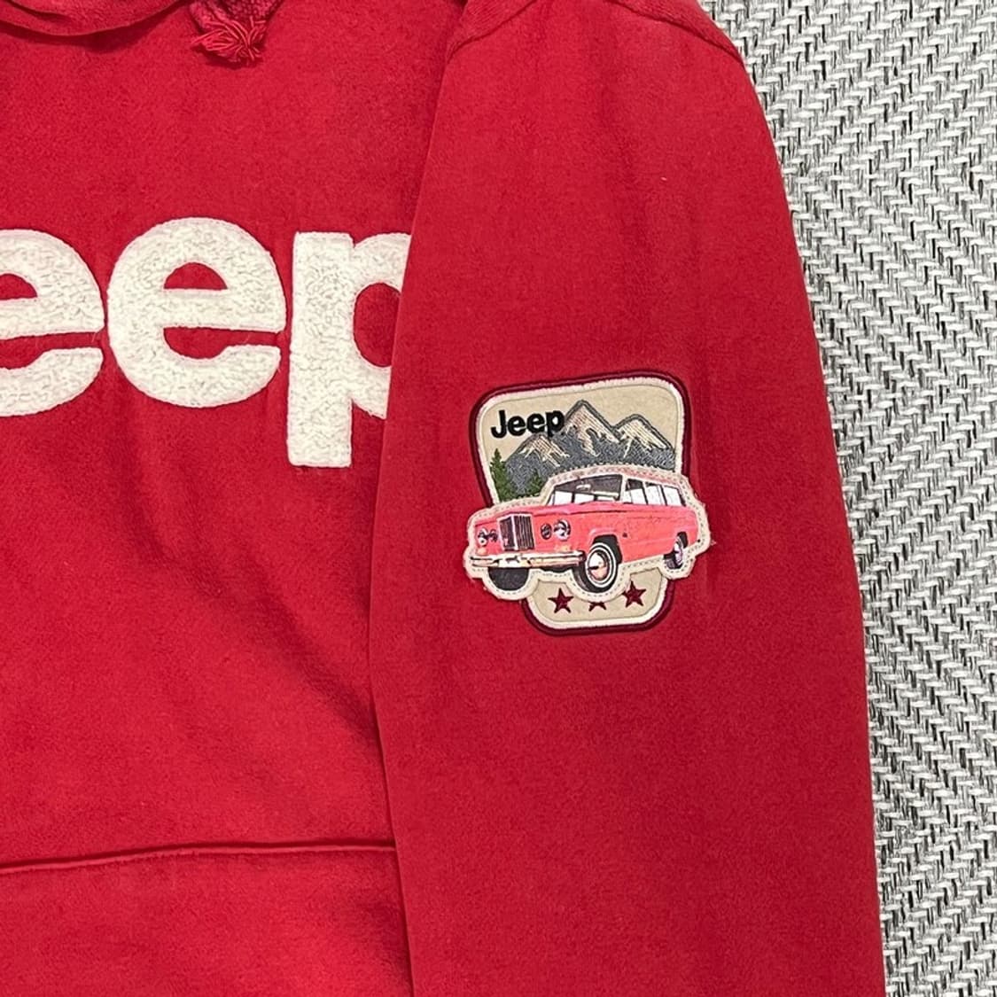 지프 빅로고 와펜 패치 후드티 v0793 상품이미지6