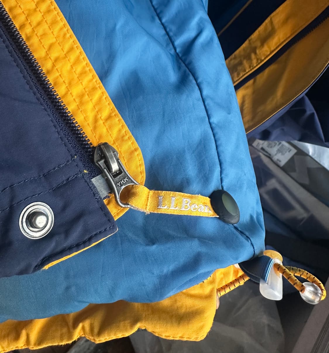 Title)[XL] L.L.Bean 엘엘빈 클래식 배색 웜업 나일론 자켓 상품이미지6
