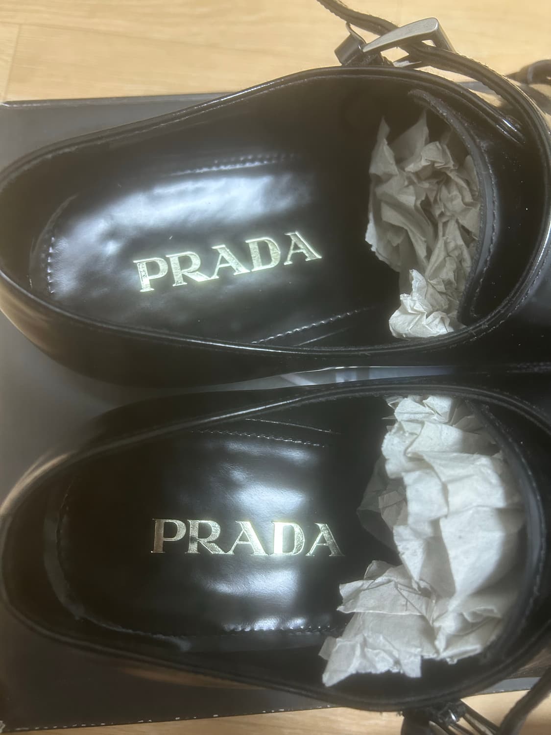 프라다 더블 몽크 구두 상품이미지5