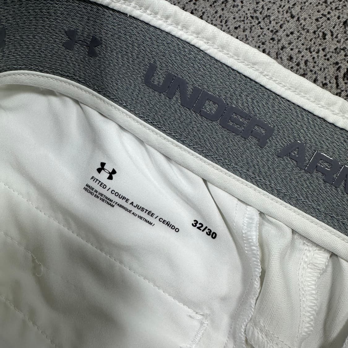 ✨ (바배) 언더아머 골프 화이트 팬츠  상품이미지3