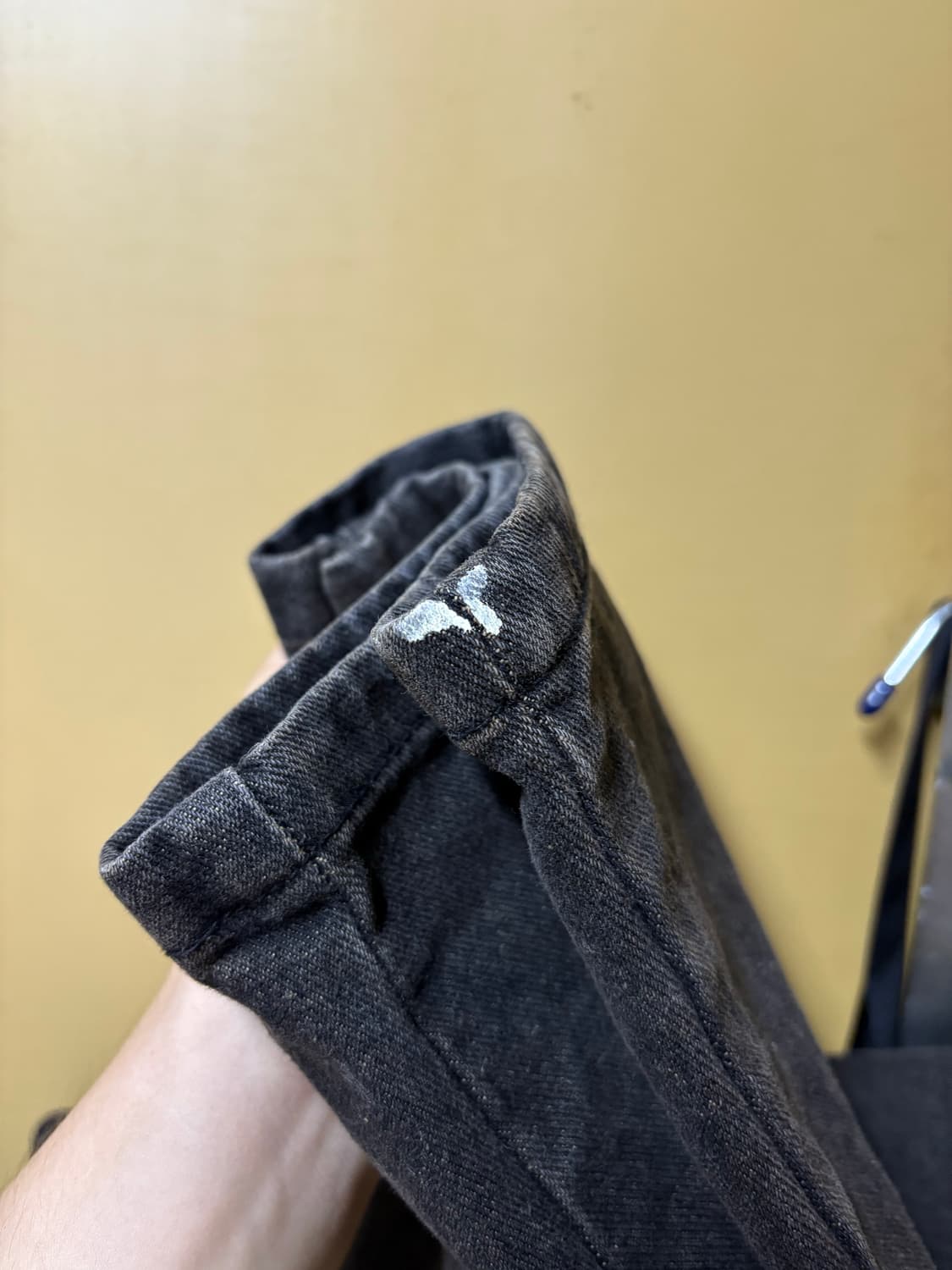 디앤에스알 어썸 배기 데님 팬츠 블랙 L 상품이미지5