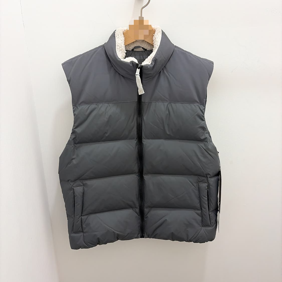 (정품/새상품) 제임스펄스 요세미티 남성 그레이 구스다운 패딩 베스트 상품이미지1